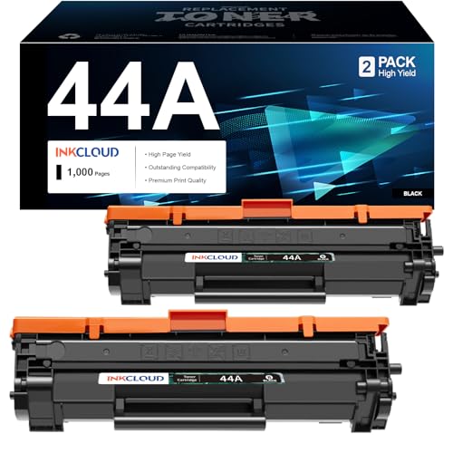Cartouche toner noir 44A CF244A compatible imprimante laser HP LaserJet Pro M15w MFP M28w pack x2