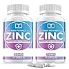 Zinc-Picolinate-50mg-Supplement-Vitamin-Capsules-for-Adults-Men-Women-for-Immune-Support-Best-Zinc-Pills-Caps-Vitaminas-Offer-Potent-50-mg-Alternative-to-Lozenge-Chewable-Tablets-Liquid-2-Pack Zinc Supplements 50mg Picolinate for Kids Adults Chelated Zink Vitaminas Organic Vitamin Capsules Lozenge Chewable Tablets for Men Women for Immune Support