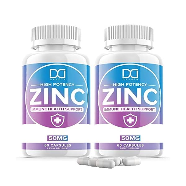 Zinc-Picolinate-50mg-Supplement-Vitamin-Capsules-for-Adults-Men-Women-for-Immune-Support-Best-Zinc-Pills-Caps-Vitaminas-Offer-Potent-50-mg-Alternative-to-Lozenge-Chewable-Tablets-Liquid-2-Pack Zinc Supplements 50mg Picolinate for Kids Adults Chelated Zink Vitaminas Organic Vitamin Capsules Lozenge Chewable Tablets for Men Women for Immune Support