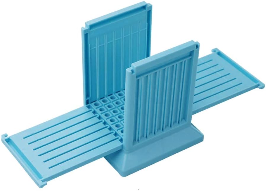 MAYAGU 49 Holes Meat Skewer Kebab Maker Box,Kitchen Quick BBQ Skewer Maker Meat Maker (Blue) : Patio, Lawn & Garden