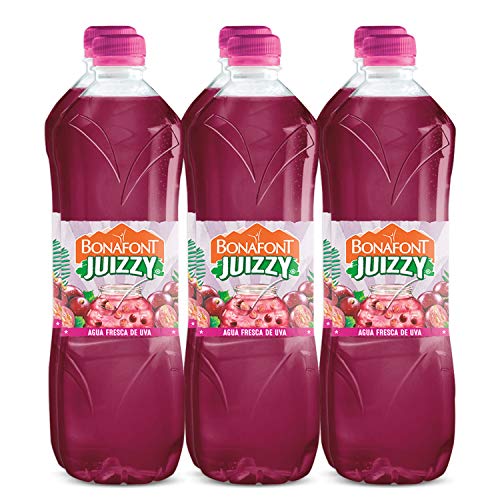 Agua Fresca Juizzy Con Jugo Natural de Uva 6x1L