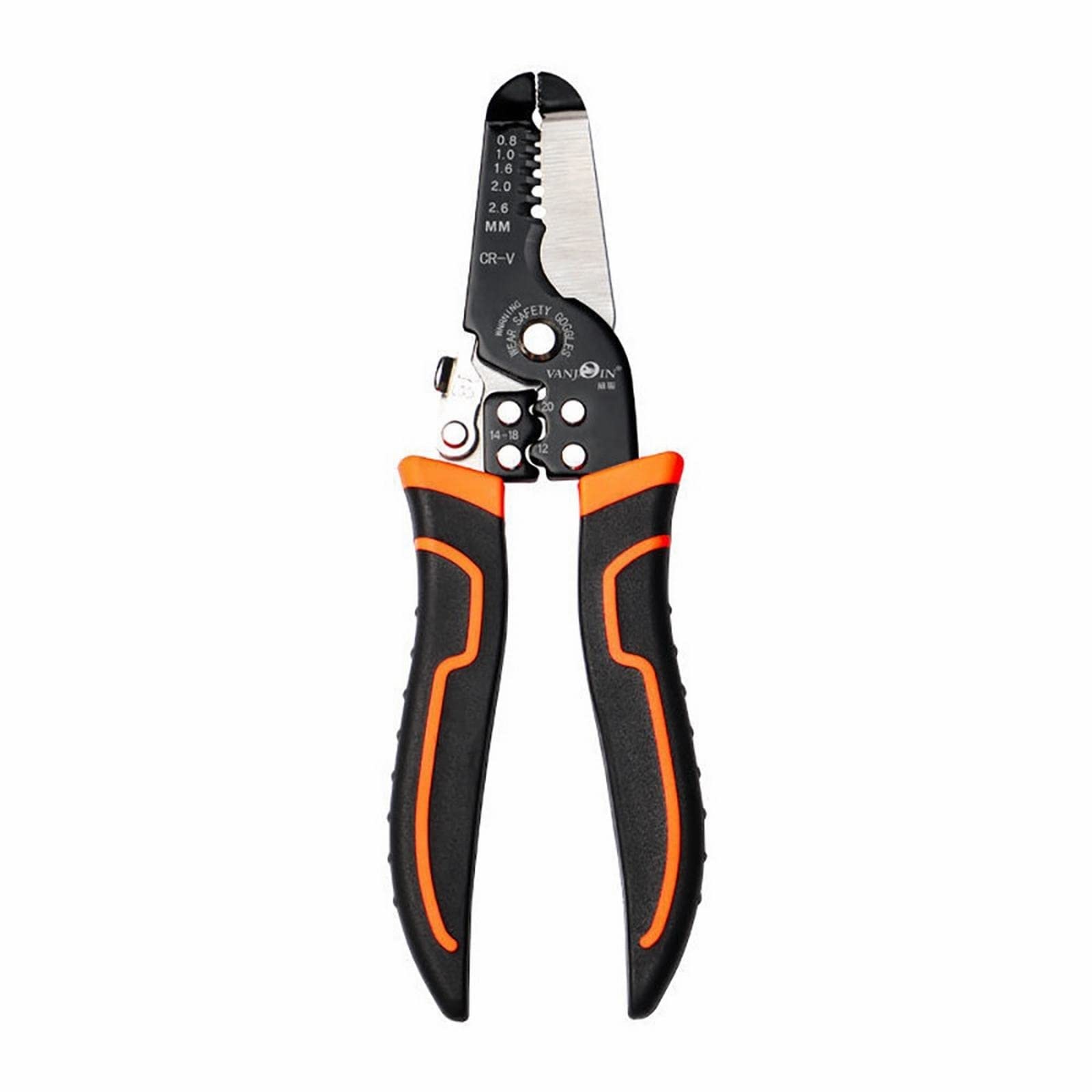 Jingyan One Color Pliers Wire Stripper Puller Multifunctional Electrician Crimping Household Network Cable Terminals Crimp Tool