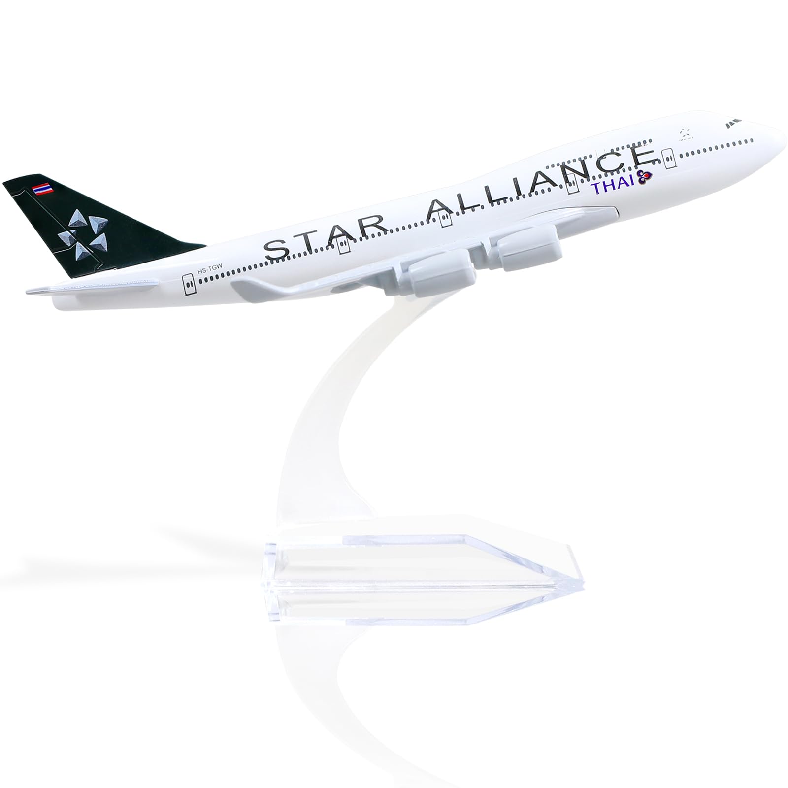 Amazon.com: QIYUMOKE 1/400 Airplane for Boeing 747 Diecast Metal