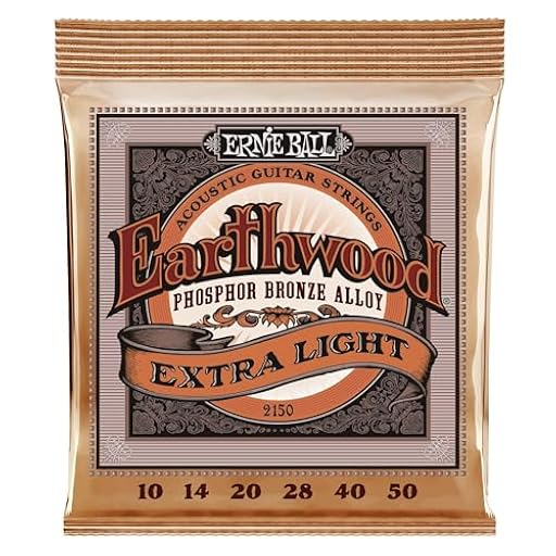 Ernie Ball Earthwood Extra Light - Cuerdas para guitarra acústica, bronce fosforado, calibre 10-50 | Ya disponible en tu tienda friki favorita! En mundofriki.es!