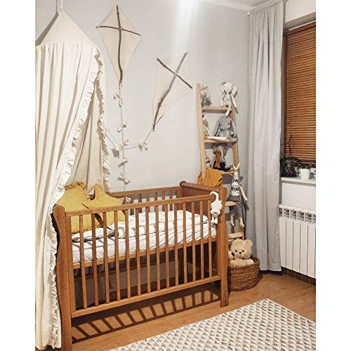 Momaid Baby Bed Canopy With Frills Crib Reading Nook Game Tent For Kids Hanging Net Nursery Play Room Decor #TOP3