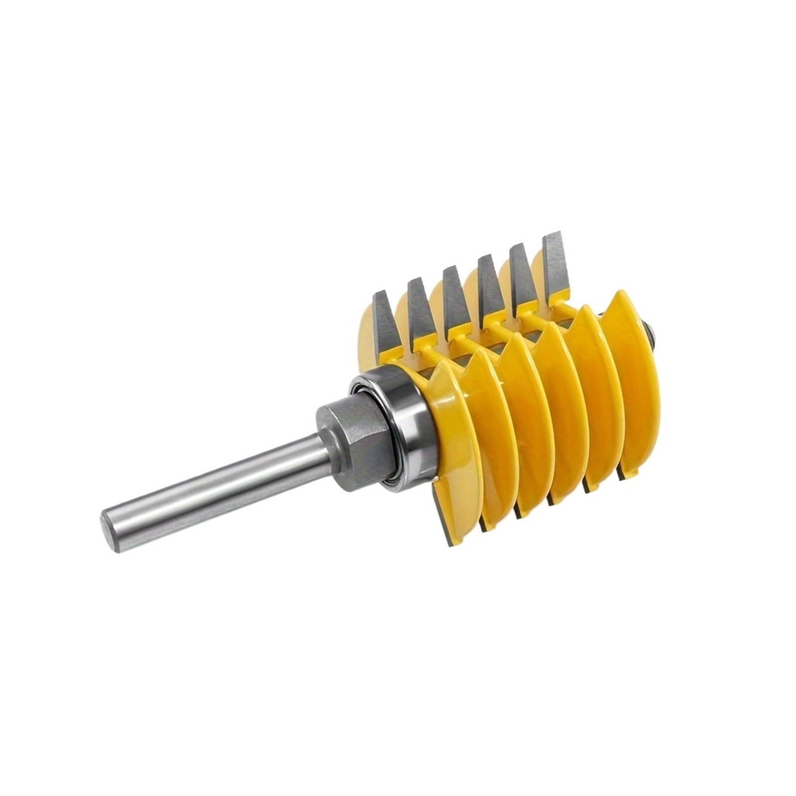 ‌1 szt. Frez do stolarki z trzpieniem 8 mm obróbki drewna/rzeźbienia/frezowania paneli(1pc-yellow)