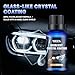 WEICA Headlight Polishing Cleaner Kit for Cars - 2 Step Solution to Restore Clarity & Protect with Long Lasting Shine