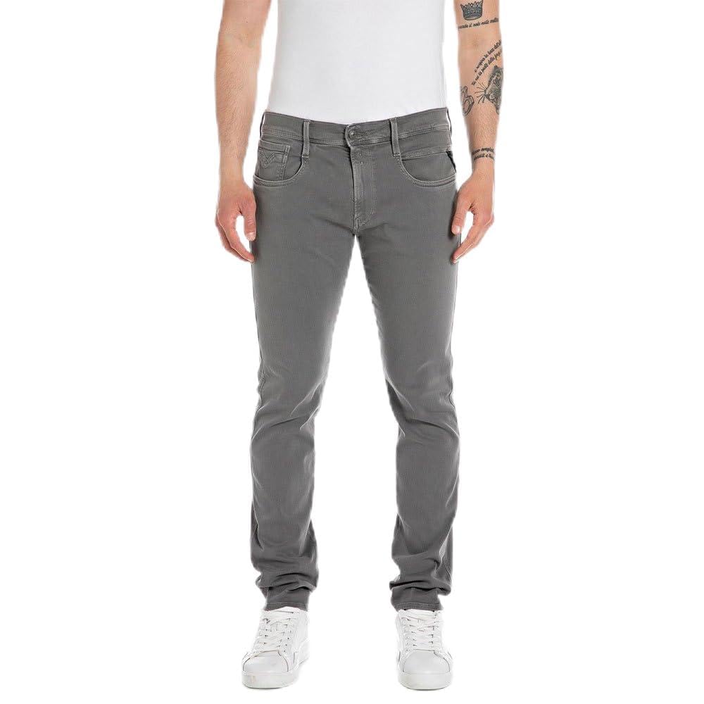 Replay Herren Jeans Anbass Slim-Fit Hyperflex Colour X-Lite mit Stretch