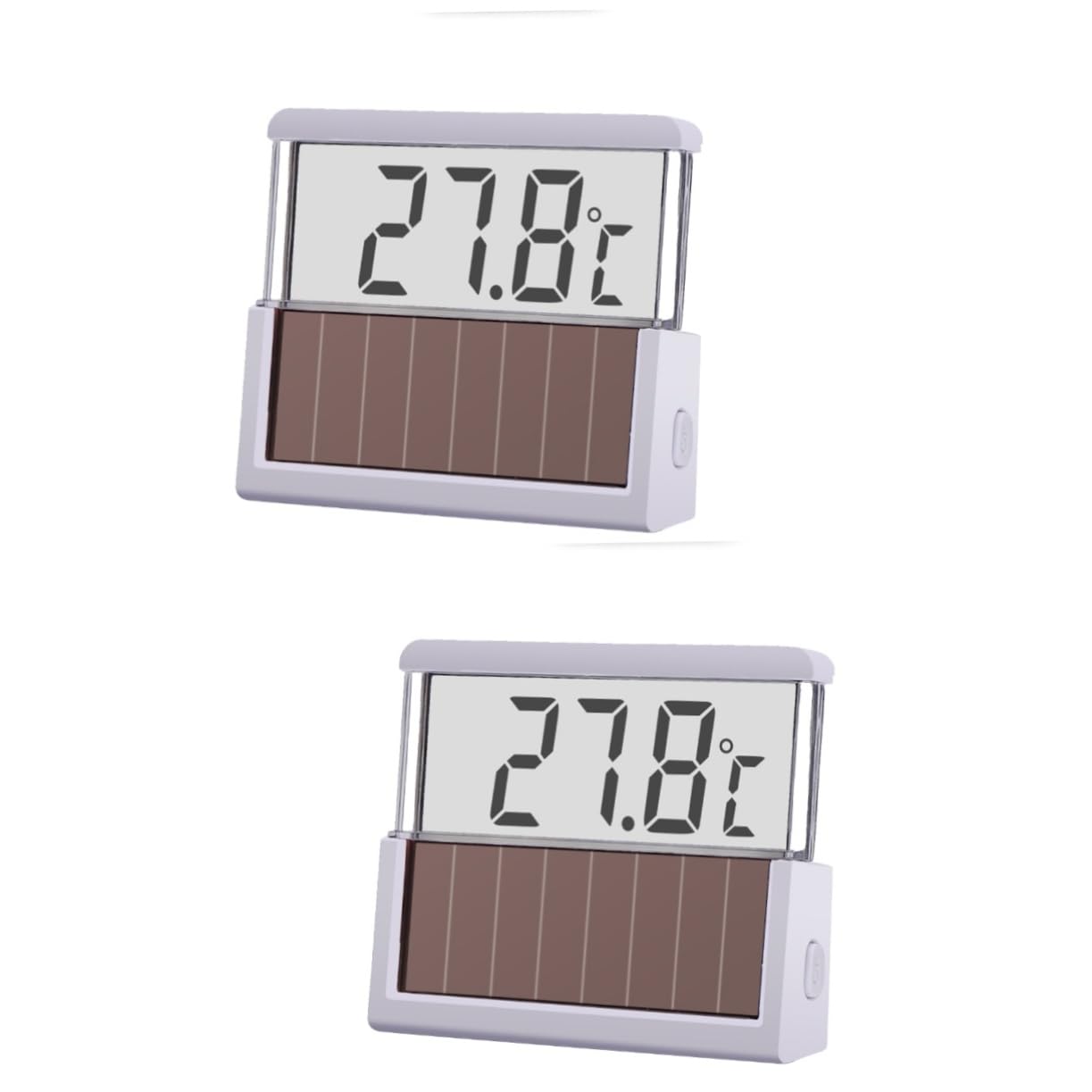 BESPORTBLE 2 Pièces thermomètre d'aquarium pêche à l'aquarium numérique Conduit numérique Aquarium mené thermomètre Digital abs Compteur de température de l'eau Numéro LED Blanche