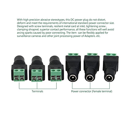 WINOMO 10 paia di maschio e femmina DC Presa di