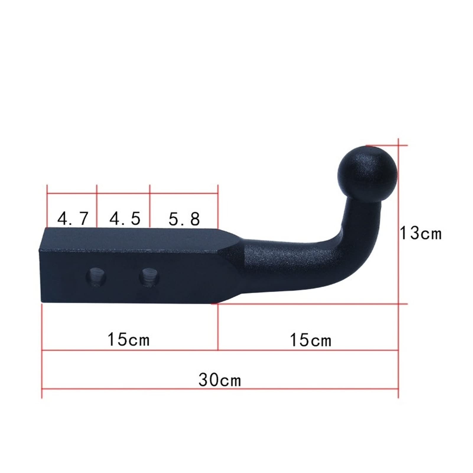 Zaczep do przyczepy 50X50 SOLID TRAILER PINTLE HOOK HAK HOLOWNICZY 2-CALOWY HITCH BALL MOUNT 3500KGS PRZYCZEPA Car Camper Akcesoria Caravan Components For Car Truck (Kolor: Ball 50mm, Rozmiar: 1)