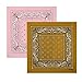 Vamqor Bandana Single Pack & Double Pack Cotton for Men and Women 22 Inch(Brown&Pink)