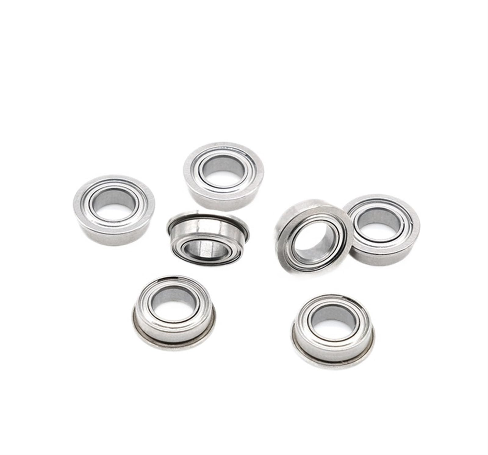 Bimetaliczna uszczelka tarcza mikro łożysko zwykłe 10 sztuk MF95ZZ 5x9x3mm ABEC-7 kołnierzowe miniaturowe łożyska kulkowe z kołnierzem
