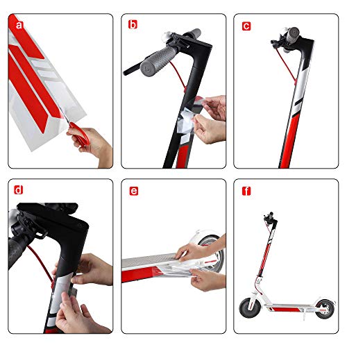 Atuka Sctooer Adesivo Riflettente Adesivo Laterale...