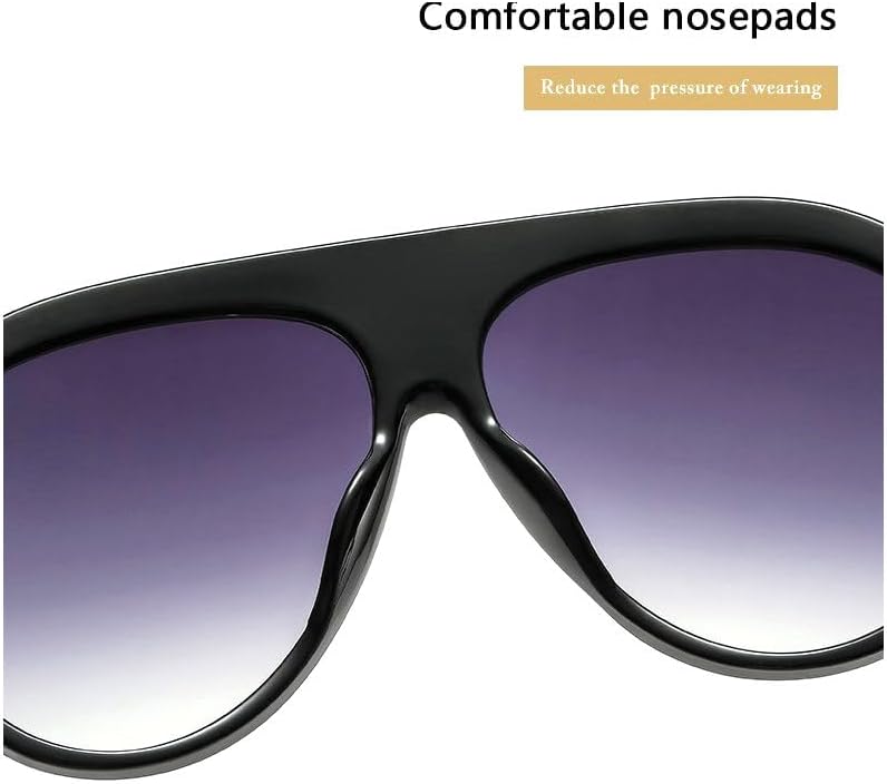 willochra Oversized round Sunglasses Women Fashion Gradient Pilot Sun Glasses Men Punk Shades Outdoor Travel UV Protection - Image 7