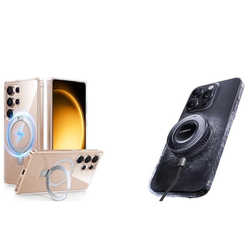 TORRAS PolarCircle Qi2 Mag-Safe Charger & Magnetic Case — Buy Together to Save 15%