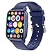 Produktbild HQPCAHL Smartwatch Für Android Ios Armbanduhr Für Frauen Männer Sport Digitaluhr Fitness Tracker Pulsschlag Blutsauerstoff Schlafmonitor, Touchscreen Uhr,Blau
