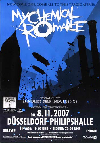 My Chemical Romance - Black Parade 2007 - Poster, Concertposter
