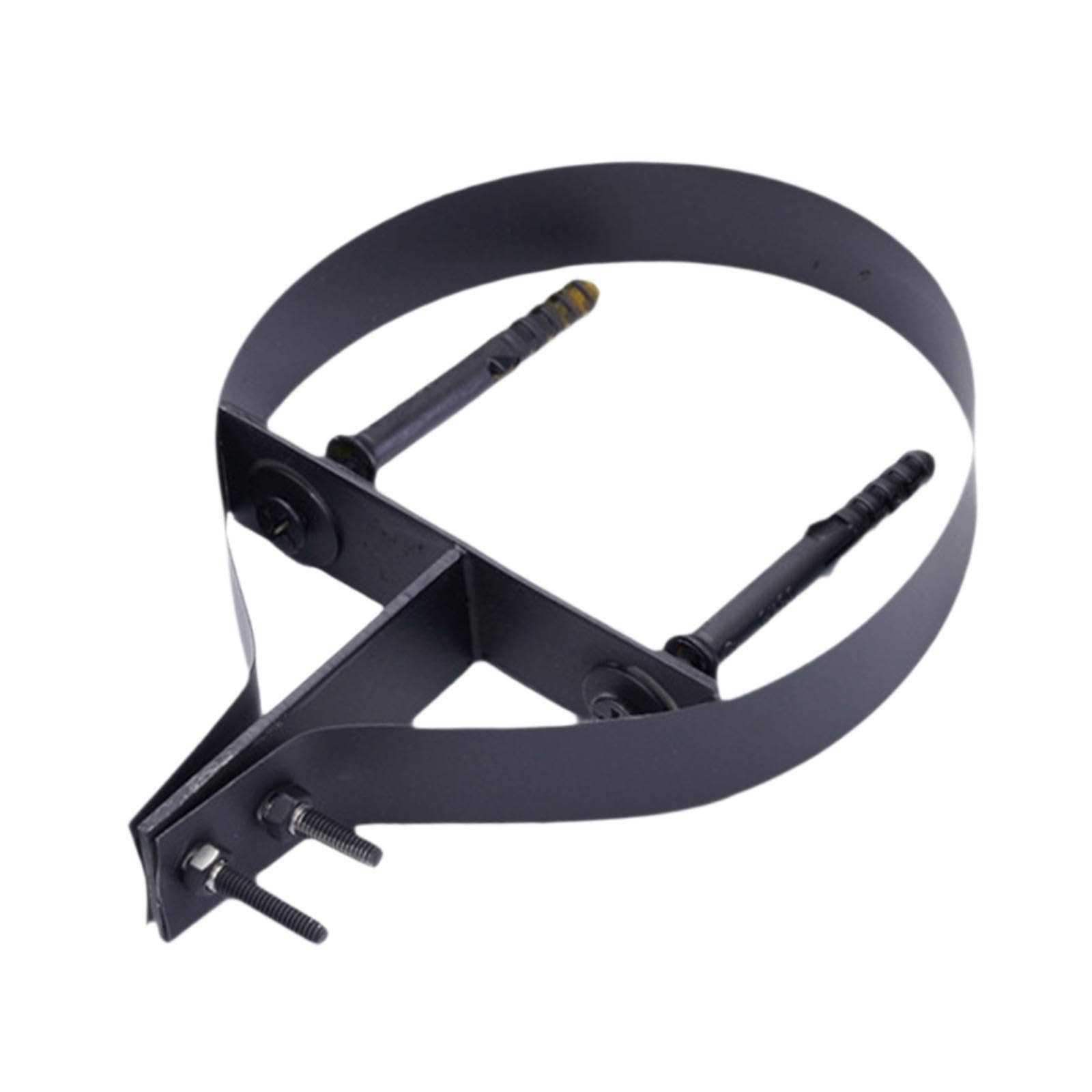 XLWLLNJ Chimney Pipe Support Bracket 5.3 Inch 135mm Flue Liner Holder for Stove Pipes, Black
