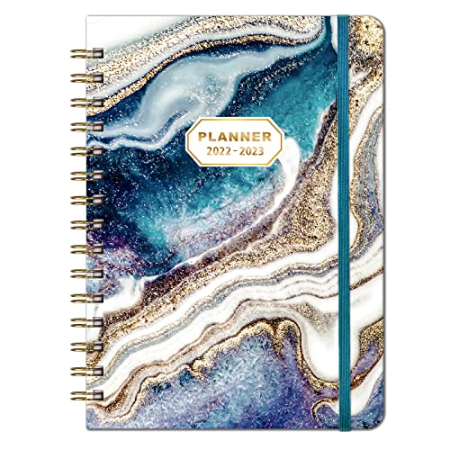 2022-2023 Planner - Weekly Monthly Planner 2022-2023 , July 2022 - June 2023, 6.4"x 8.5" Academic Planner with Elastic Closure, Inner Pocket, Coated Tabs