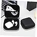 POPETPOP Electronic Storage Pouch Headphone Case Small Carrying Case Mini Pouch for Travel Work and Everyday Use