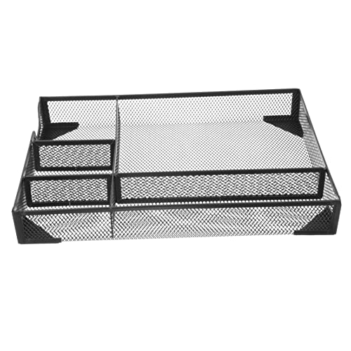 OSALADI Multi Function File Organizer Desk Storage for Documents Magazines Files Stylish Desktop Holder for Home Office Use Wear Resistant Design