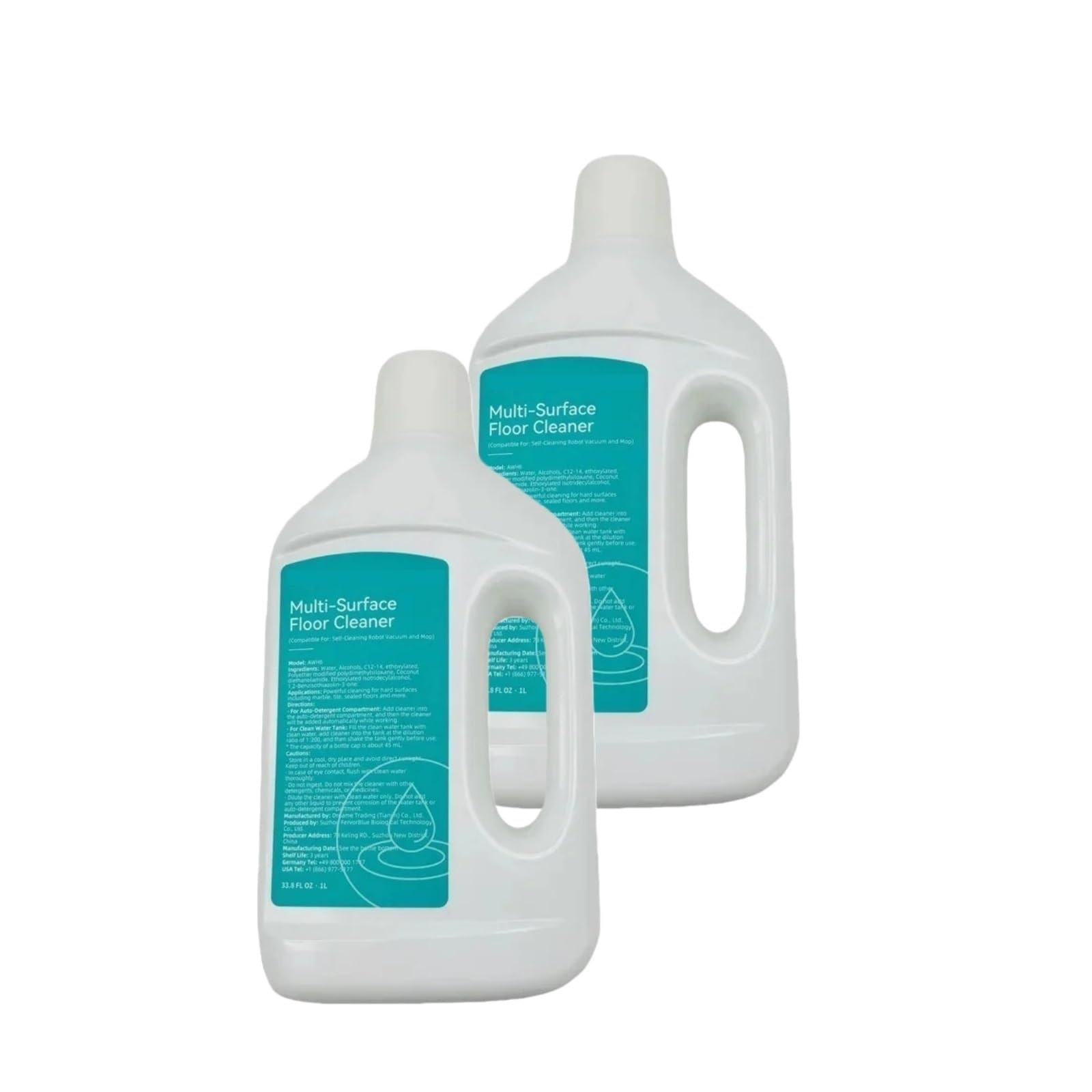 Solución limpiadora multisuperficie de 1000 ml, compatible con Dreame X40 Ultra, X40 Master y X50 Ultra, aspiradora, mopa húmeda y seca.