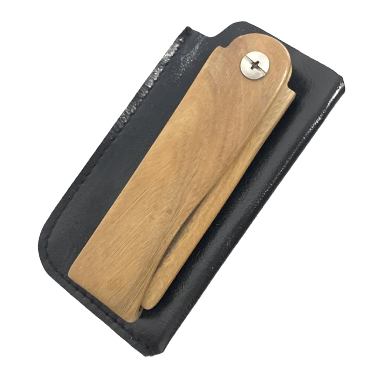 WOONEKY 5 Set Di Pettini Pieghevoli Tascabili Per Barba Pettine Per in Legno Per Uomo