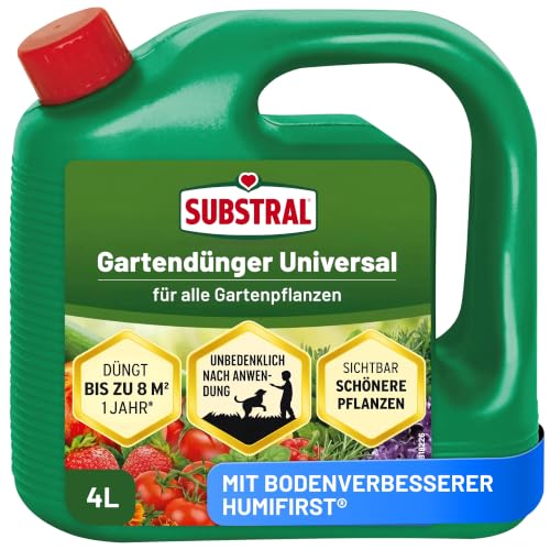 Substral Universal Flüssigdünger 4L für Gartenpflanzen Gemüse Rasen