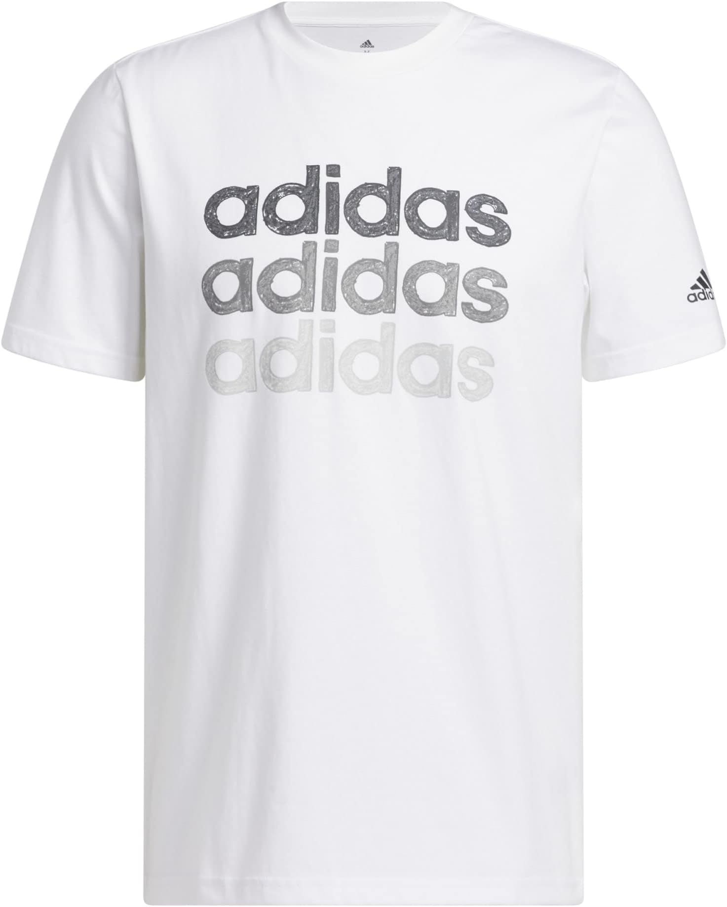 adidasMen's Multi Linear Sportswear Graphic T-Shirt