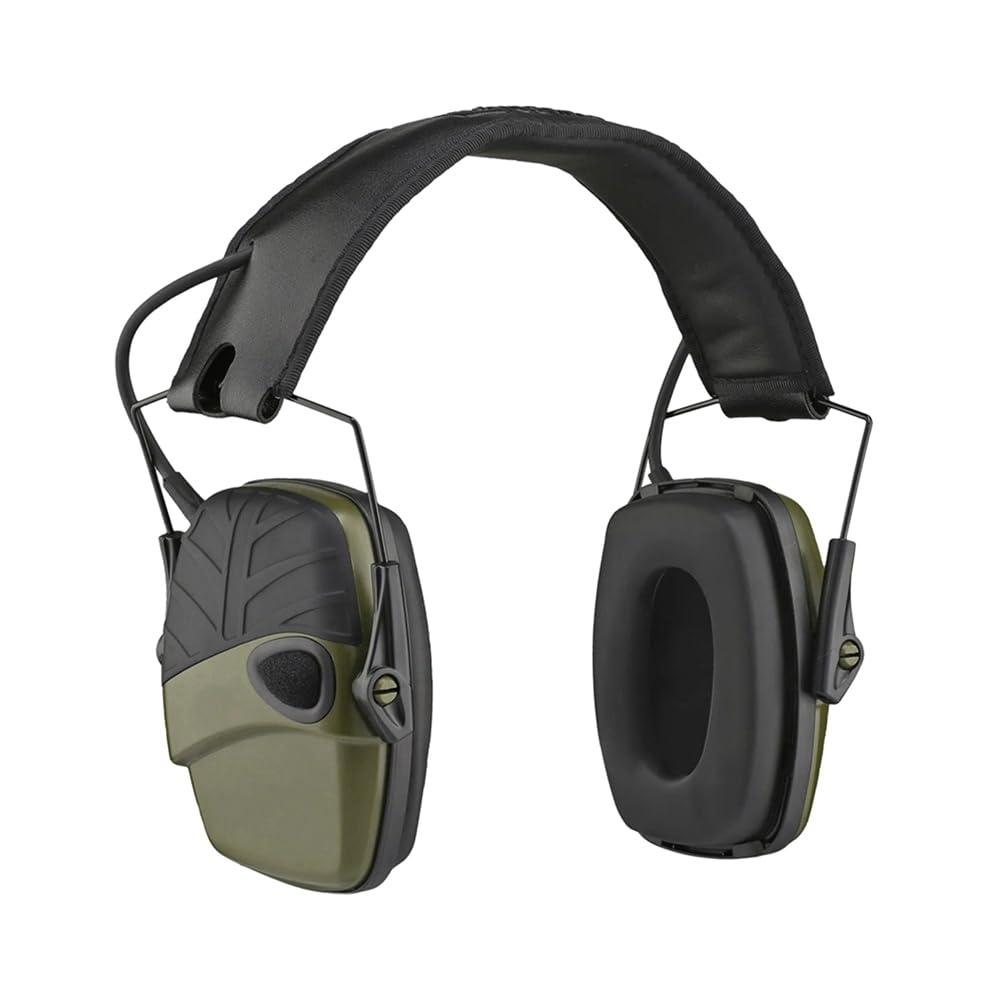 Impact Hearing Cuffie Cuffie Elettroniche Cuffie Sportive All'aperto Cuffie con Cancellazione del Rumore Nero