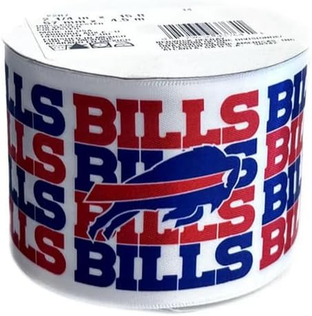 Generic Buffalo Ribbon 2-1/2"" Inches by 15-Foot Spool, White