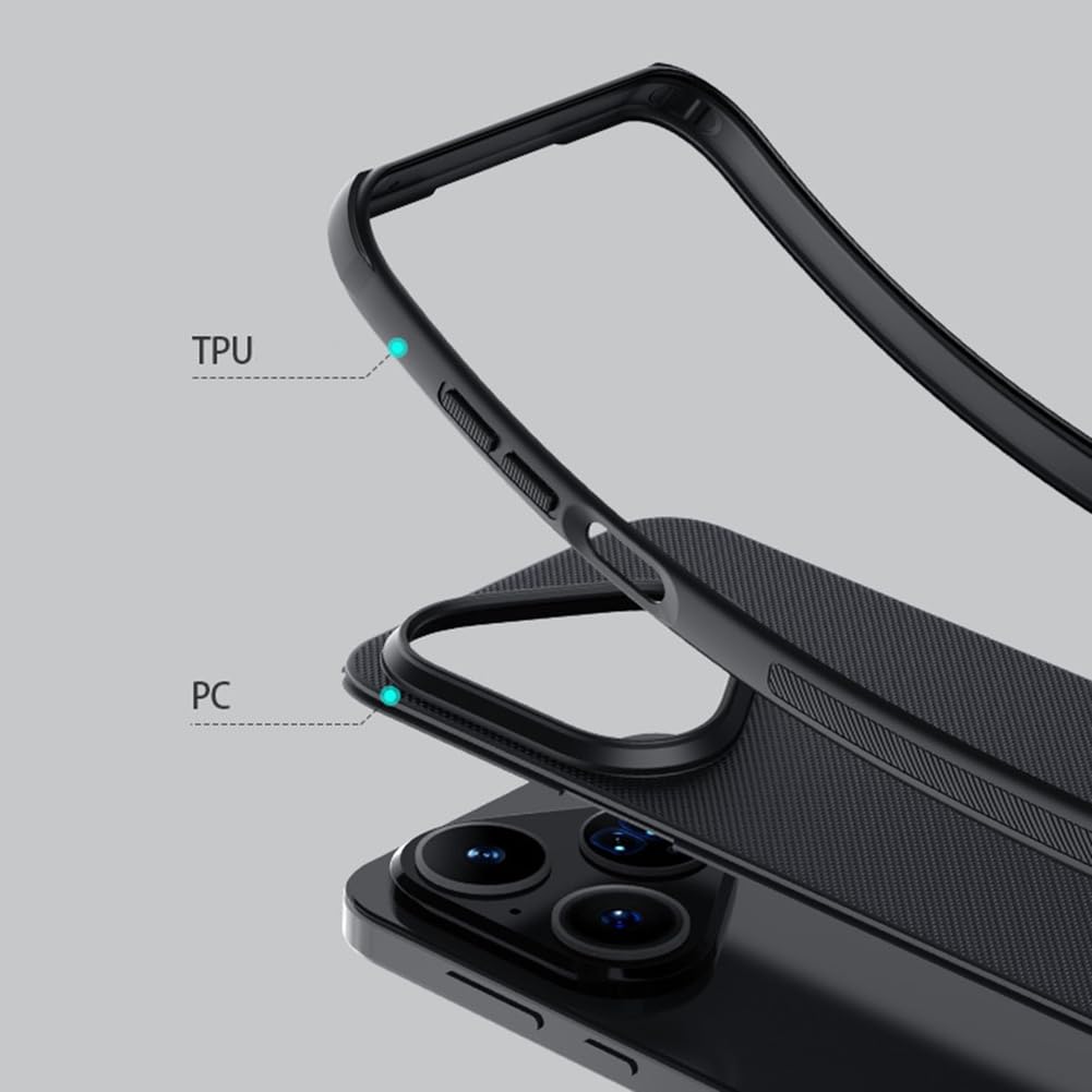 Magnetisch Hülle für Huawei Pura 80 Ultra/80 Pro/80 Pro+/80, Dünne Leichte Gefrostet rutschfest Schutzhülle Drahtlose Aufladung Handyhülle,Schwarz,80 Pro