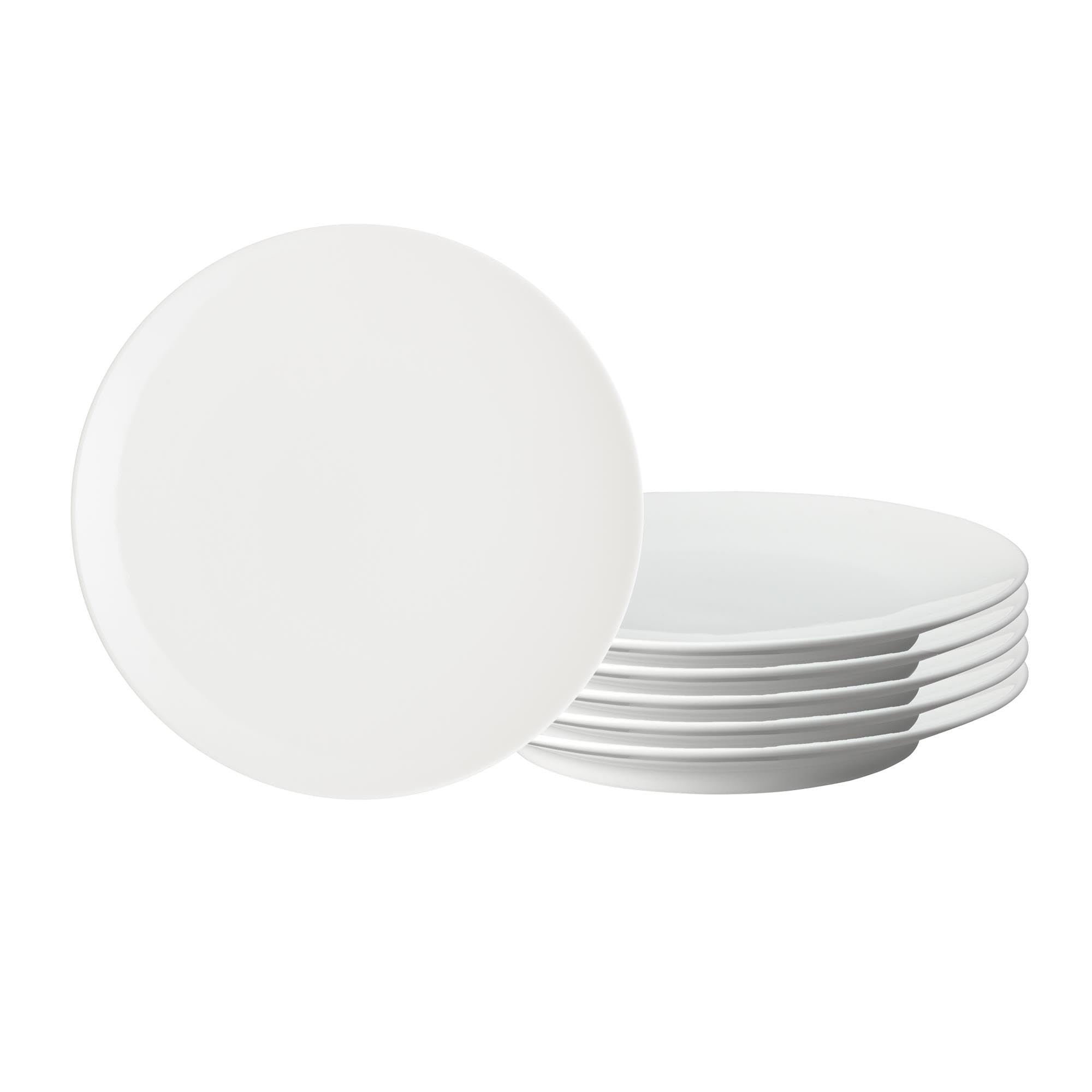 Amazon.com | Denby - Classic White Porcelain Medium Plates Set of
