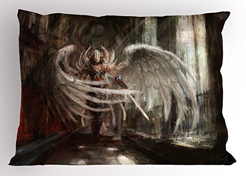 Almohada Tela 76 cm x 51 cm Multicolor miniatura 1