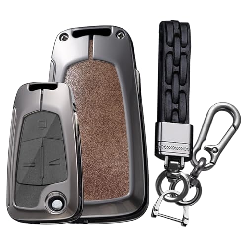 Coque de clé de voiture Opel contre les rayures étui en alliage 2 boutons
