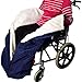 MLYSH Persone anziane Coperta, Coprigambe Carrozzina Disabili, Impermeabile Coperta per Sedia Rotelle Anziani, Coperta Sedia A Rotelle Blu