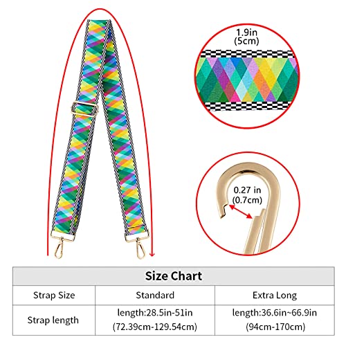 Image of ZOOEASS Wide Shoulder Strap Adjustable Replacement Belt Crossbody Canvas Bag Handbag