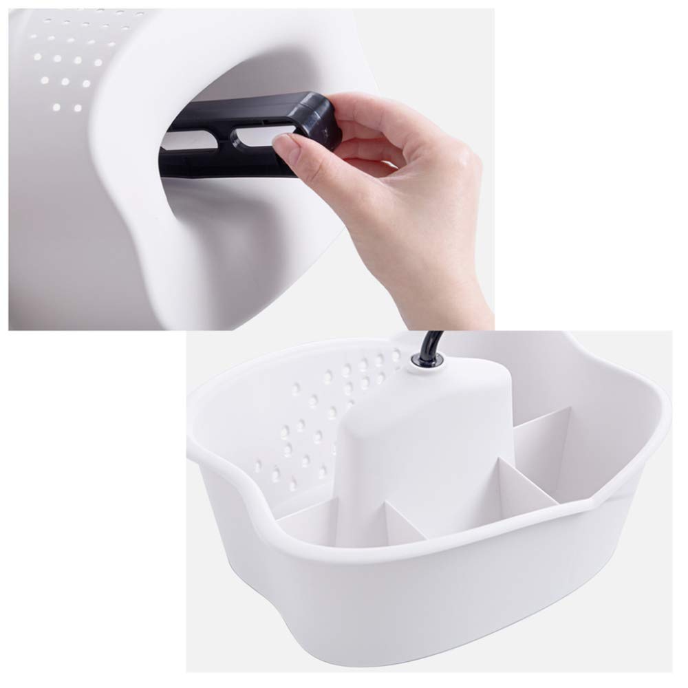 YJDQYGSNJ Estanteria Colgante en Tela,Pilas Rotación Cuna Estantería Colgante Plegable,Alojamiento Ropa Interior Calzoncillos una Buena Ventilación/blanco / 4 Piece