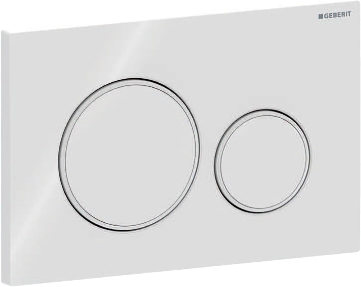 Geberit Sigma20 Dual Plastic White Toilet