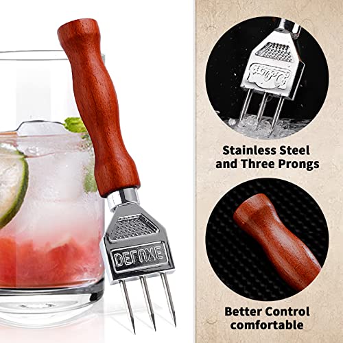 Ice Pick Stainless Steel Ice Crusher with Wooden Handle Ice Chipper Ideal for Breaking Ice Kitchen Tool 3 Pack 4
