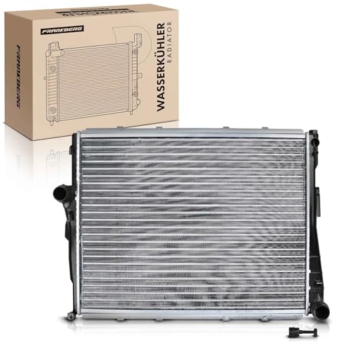Frankberg Engine Radiator Car Radiator Manual Transmission Compatible with 3 Series E46 316 318 320 323 325 328 330 1.6L-3.0L 1998-2006 Z4 E85 E86 M 3.2L 2006-2008 Replace# 17119071518