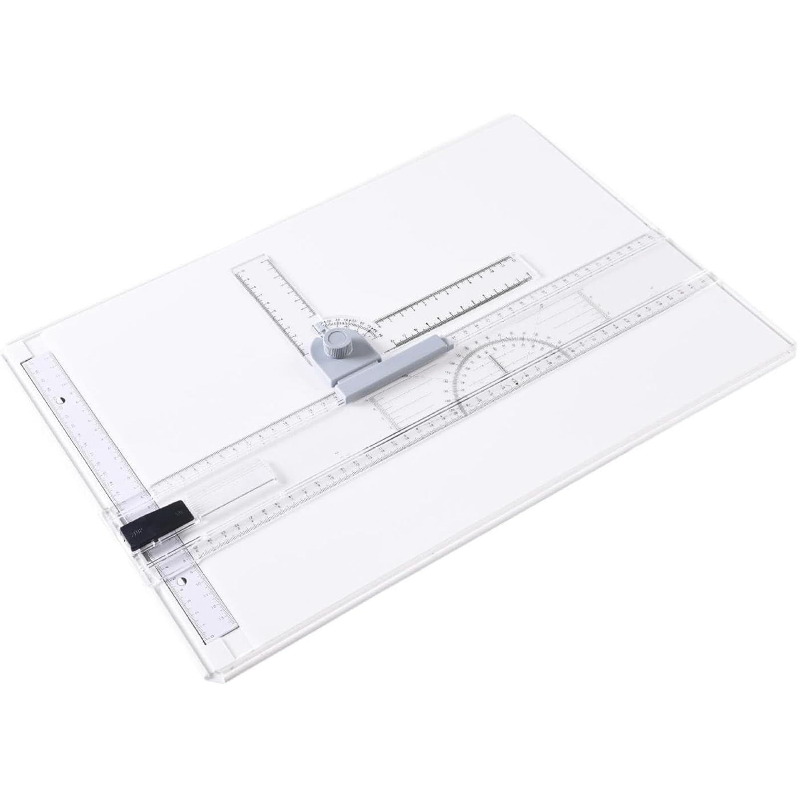 Adtzpc A3 Drawing Board Set Drafting Table, Lightweight Multi-Function Drafting Table with Parallel Motion and Adjustable Measuring Accessories, Ideal for Graphics Sketching & Technical Drawings
