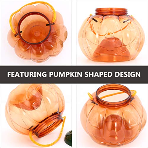 Hemoton Gift Box Storage Organizer Halloween Candy Basket Hanging Pumpkin Candy Snack Box Halloween Trick Or Treat Bag For Kids Children Halloween Party Supplies Favors Mini Storage Box #TOP7