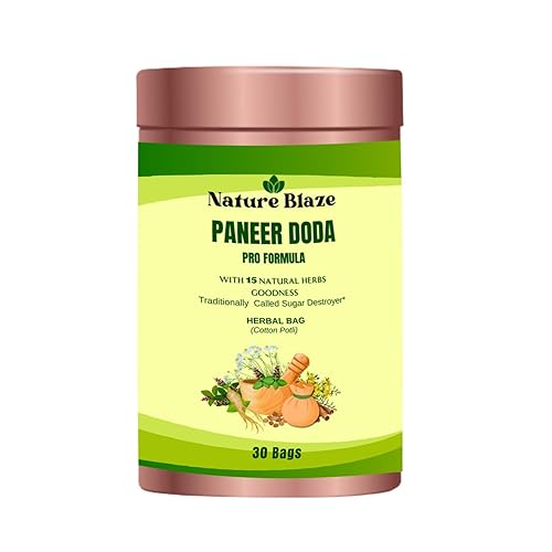 Hierbas orgánicas Paneer Doda+Potli | Paneer Doda Phool | Paneer Dodi | Cuajo indio | Withania Coagulans con bondad de la naturaleza | Fácil de usar