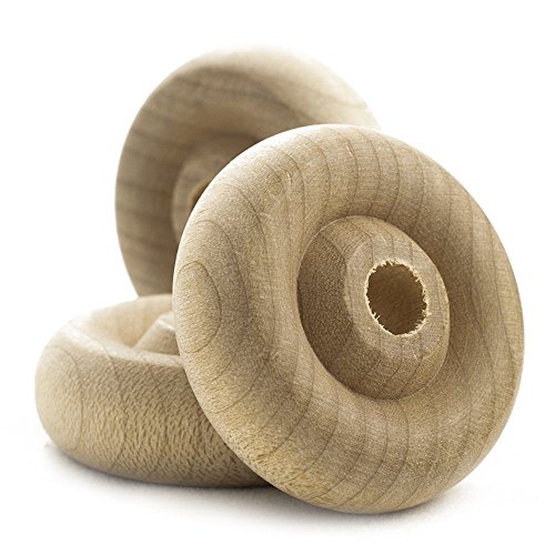 1-1/4 Wood Toy Wheels - Bag of 100