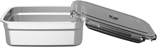 Cordless Electric Lunch Box Replacement Container, 1.5L (6.3 Cups) Capacity Food Container with Lid and Air Pressure Valve