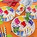 130 Piece Birthday Party Supplies - Serves 16 - Including - 9