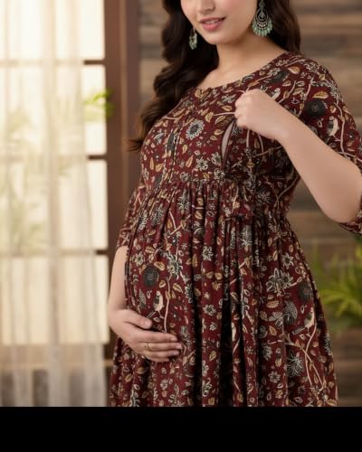 Image of Women's Maternity Feeding Kurti for Women
