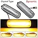 2XLed Front Fender Side Marker Light For Honda Civic 1996-2000 Ballade Prelude LED Fender Indicator Turn Singnal Light (Crystal)
